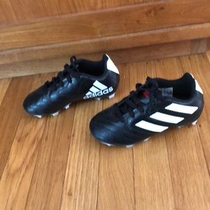 Adidas kids soccer cleats.